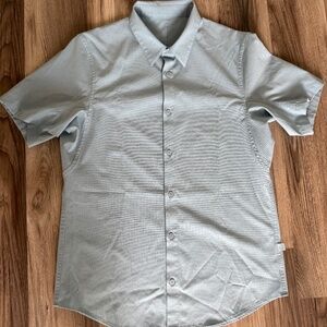 Airing Easy Lt Blue Button Up Shirt